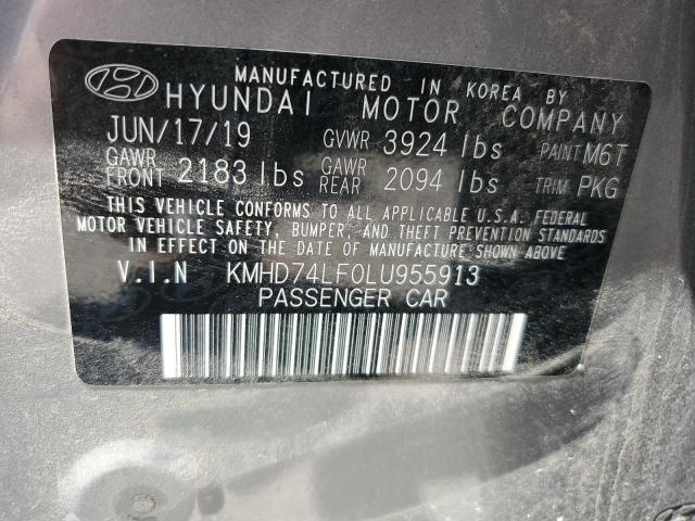 Photo 12 VIN: KMHD74LF0LU955913 - HYUNDAI ELANTRA 