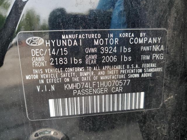 Photo 11 VIN: KMHD74LF1HU070577 - HYUNDAI ELANTRA 