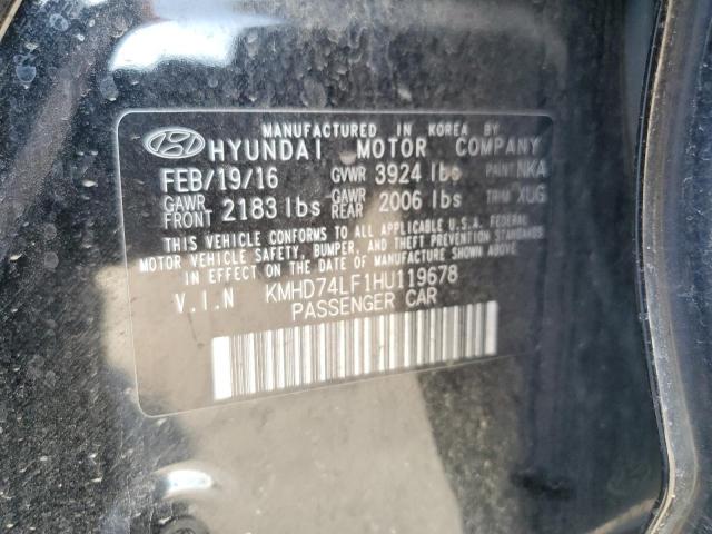 Photo 11 VIN: KMHD74LF1HU119678 - HYUNDAI ELANTRA SE 