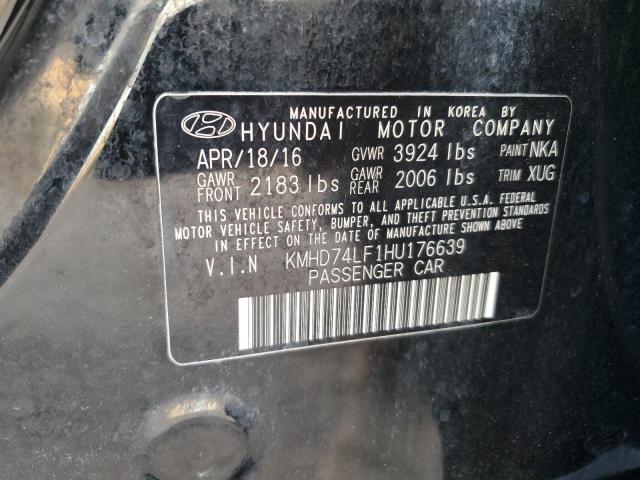 Photo 12 VIN: KMHD74LF1HU176639 - HYUNDAI ELANTRA SE 