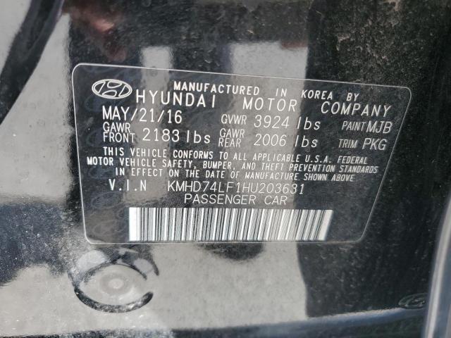 Photo 11 VIN: KMHD74LF1HU203631 - HYUNDAI ELANTRA 