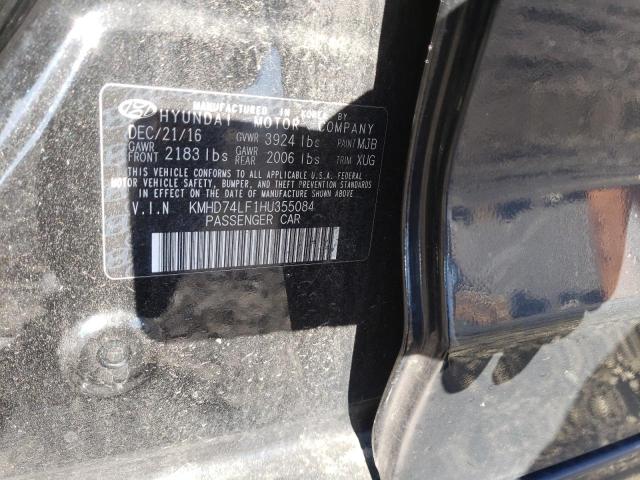 Photo 9 VIN: KMHD74LF1HU355084 - HYUNDAI ELANTRA SE 