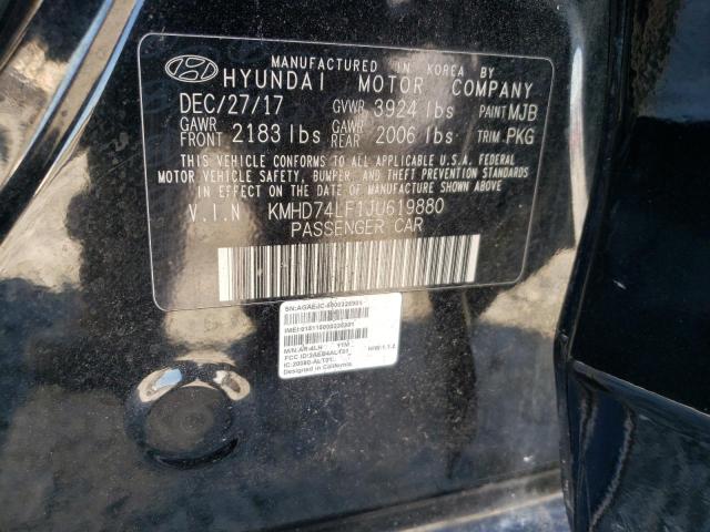 Photo 11 VIN: KMHD74LF1JU619880 - HYUNDAI ELANTRA SE 