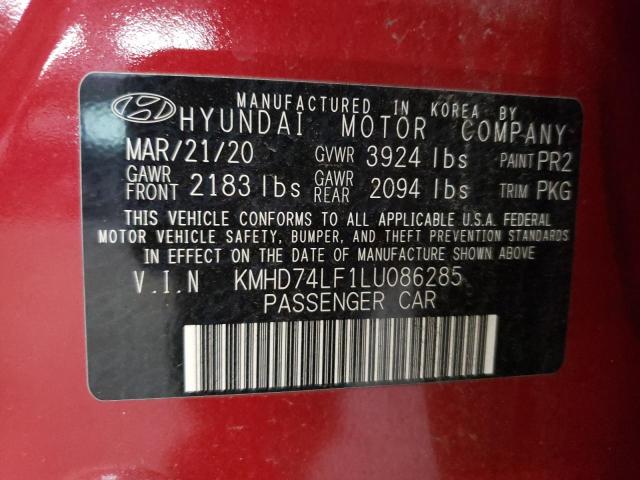 Photo 11 VIN: KMHD74LF1LU086285 - HYUNDAI ELANTRA SE 