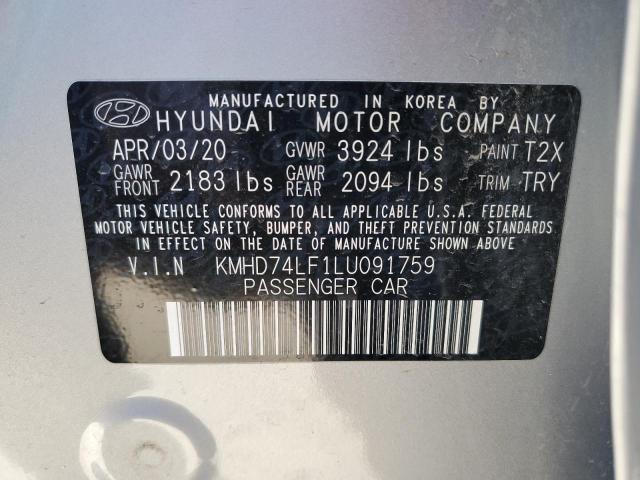 Photo 11 VIN: KMHD74LF1LU091759 - HYUNDAI ELANTRA SE 