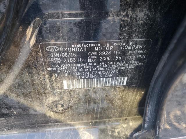 Photo 11 VIN: KMHD74LF2HU087260 - HYUNDAI ELANTRA SE 