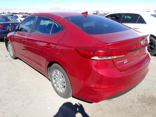 Photo 2 VIN: KMHD74LF2HU385484 - HYUNDAI ELANTRA SE 