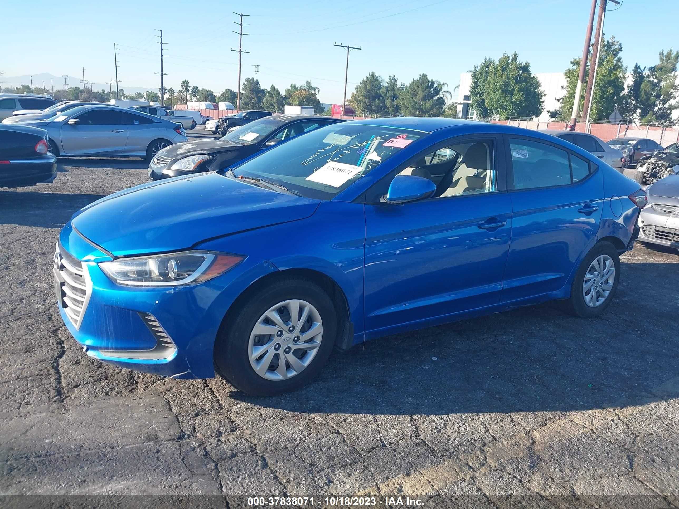 Photo 1 VIN: KMHD74LF2HU408424 - HYUNDAI ELANTRA 