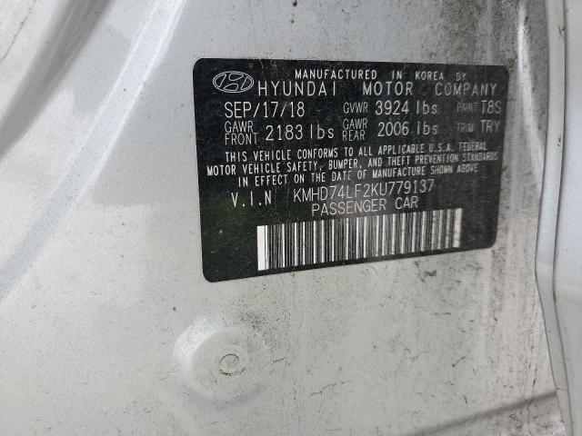 Photo 11 VIN: KMHD74LF2KU779137 - HYUNDAI ELANTRA 