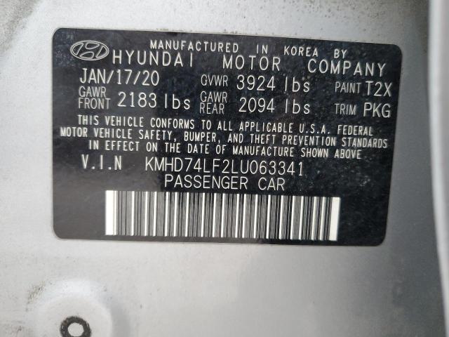 Photo 11 VIN: KMHD74LF2LU063341 - HYUNDAI ELANTRA SE 