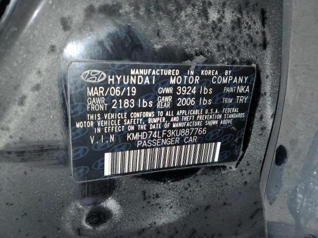 Photo 11 VIN: KMHD74LF3KU887766 - HYUNDAI ELANTRA 