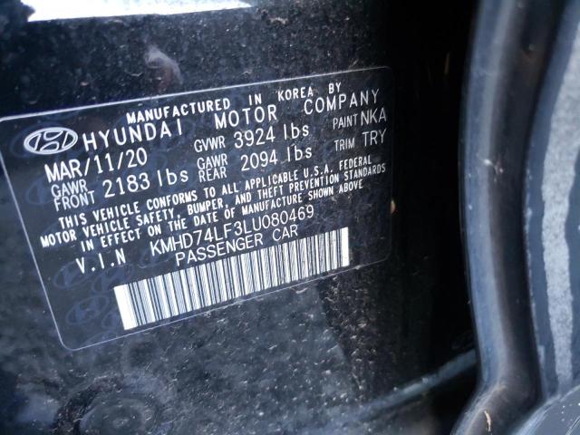 Photo 11 VIN: KMHD74LF3LU080469 - HYUNDAI ELANTRA SE 