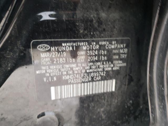 Photo 9 VIN: KMHD74LF3LU899742 - HYUNDAI ELANTRA SE 