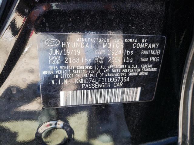 Photo 12 VIN: KMHD74LF3LU957364 - HYUNDAI ELANTRA SE 