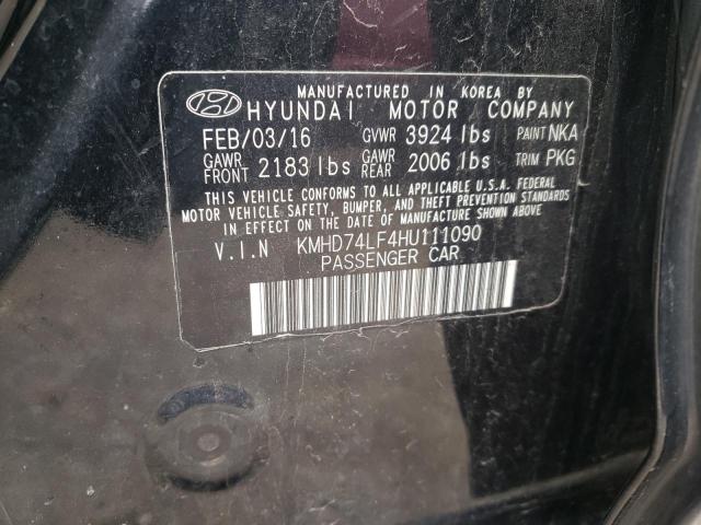 Photo 11 VIN: KMHD74LF4HU111090 - HYUNDAI ELANTRA SE 