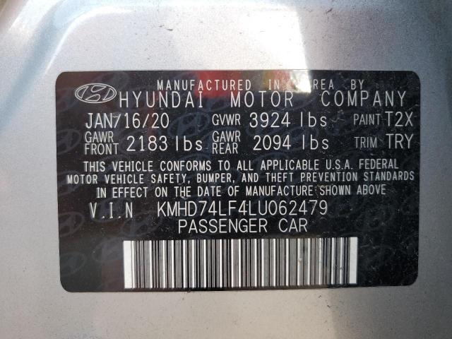 Photo 9 VIN: KMHD74LF4LU062479 - HYUNDAI ELANTRA SE 