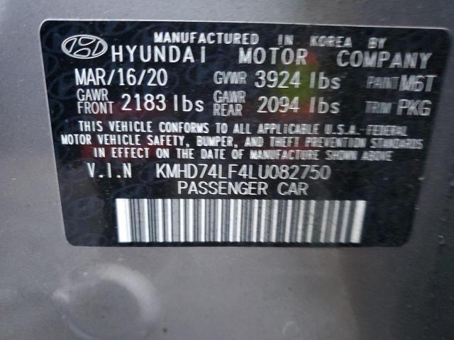 Photo 11 VIN: KMHD74LF4LU082750 - HYUNDAI ELANTRA 