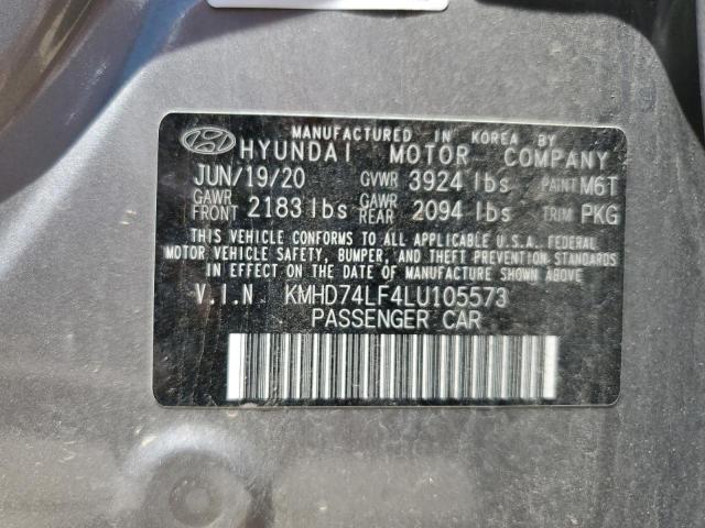 Photo 11 VIN: KMHD74LF4LU105573 - HYUNDAI ELANTRA SE 