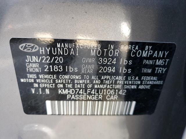 Photo 11 VIN: KMHD74LF4LU106142 - HYUNDAI ELANTRA SE 