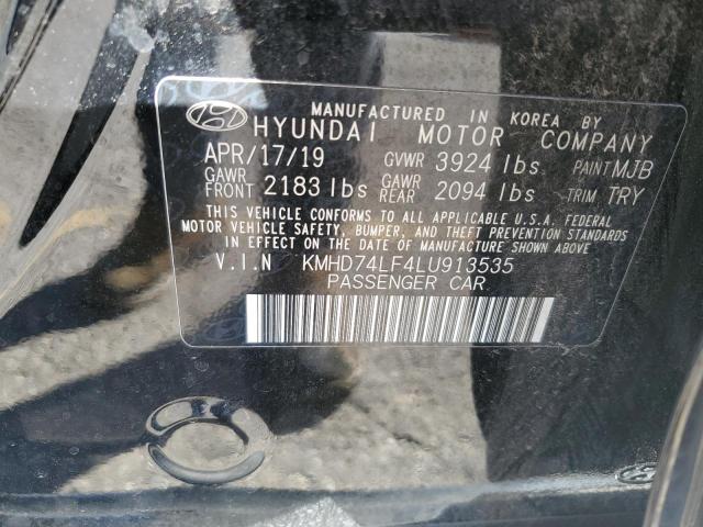 Photo 12 VIN: KMHD74LF4LU913535 - HYUNDAI ELANTRA 