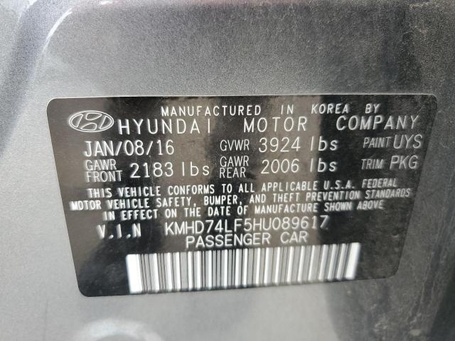 Photo 11 VIN: KMHD74LF5HU089617 - HYUNDAI ELANTRA SE 