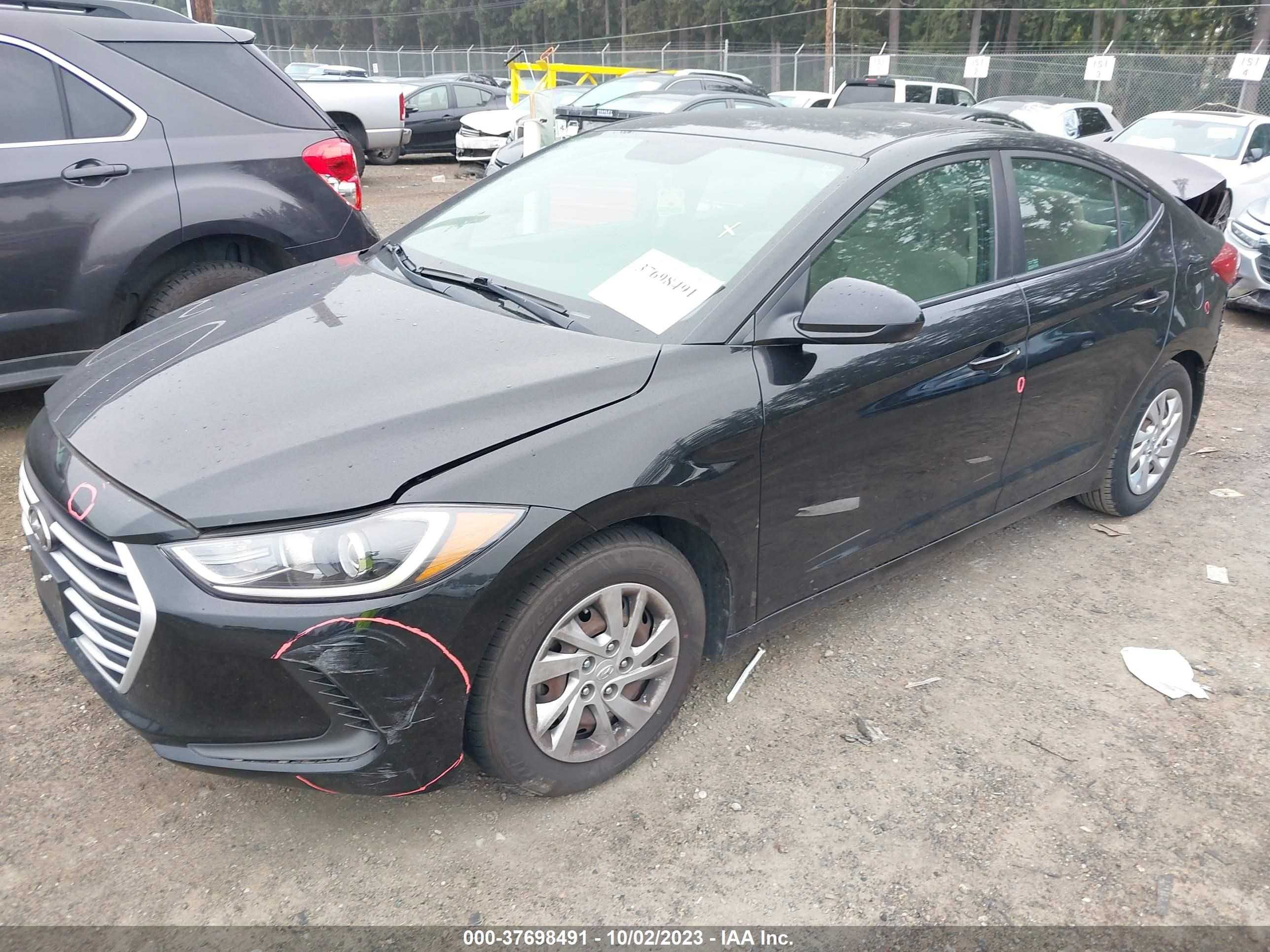 Photo 1 VIN: KMHD74LF5HU319012 - HYUNDAI ELANTRA 