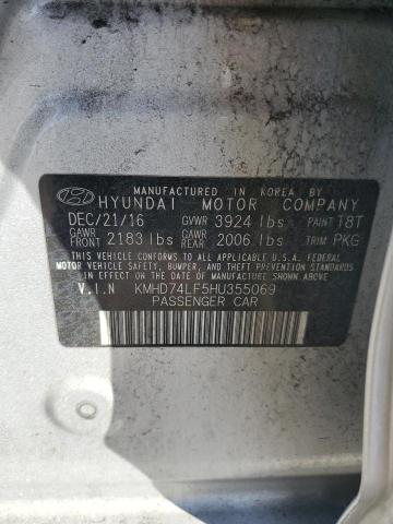 Photo 11 VIN: KMHD74LF5HU355069 - HYUNDAI ELANTRA SE 