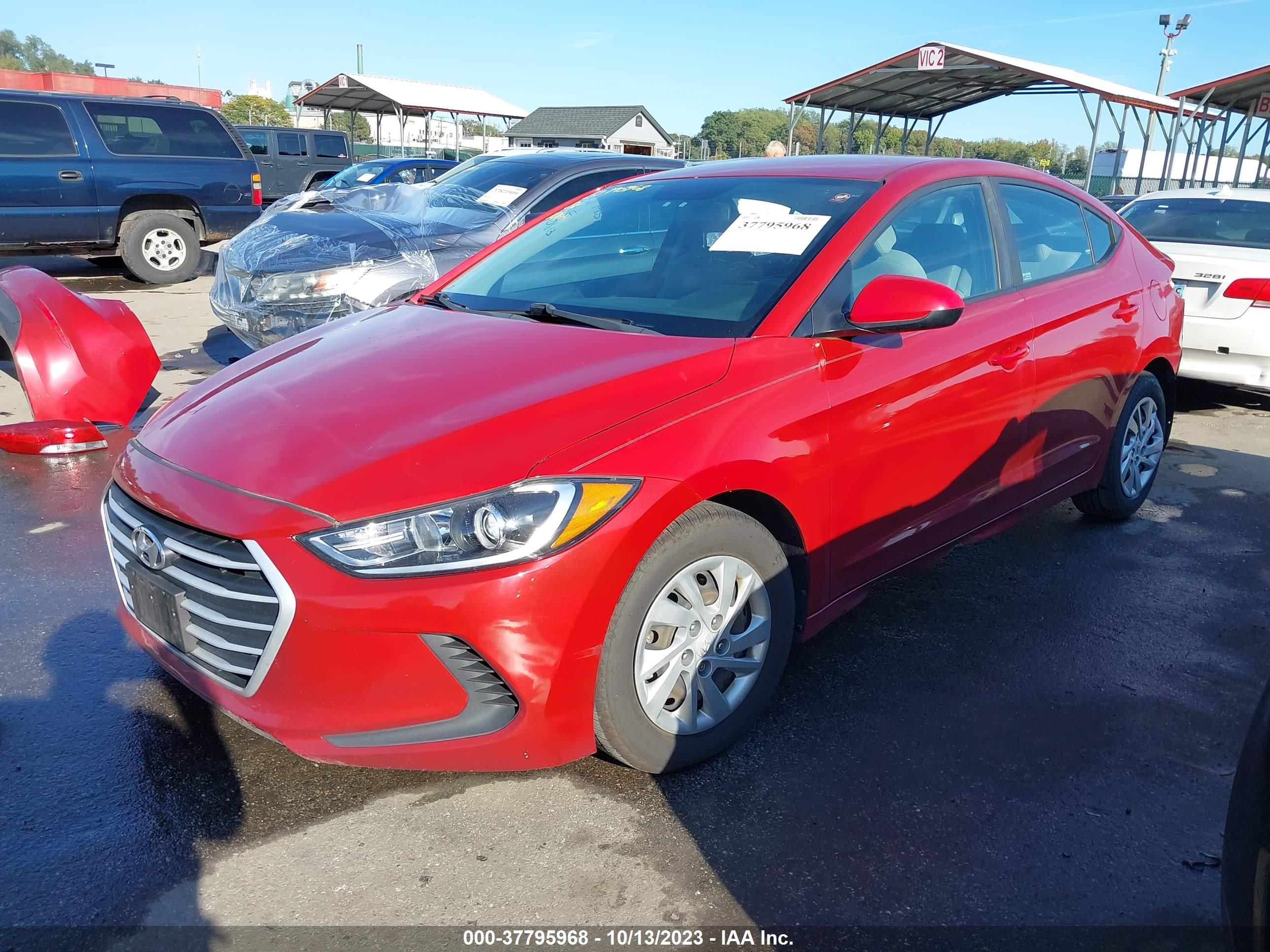 Photo 1 VIN: KMHD74LF5HU396351 - HYUNDAI ELANTRA 