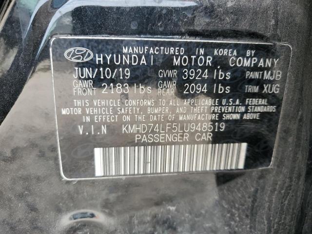 Photo 12 VIN: KMHD74LF5LU948519 - HYUNDAI ELANTRA 