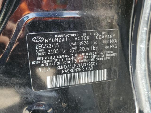 Photo 11 VIN: KMHD74LF7HU079607 - HYUNDAI ELANTRA SE 