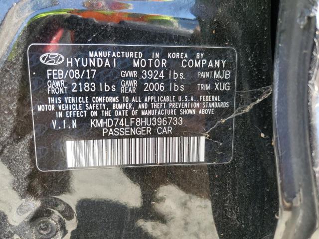 Photo 11 VIN: KMHD74LF8HU396733 - HYUNDAI ELANTRA SE 