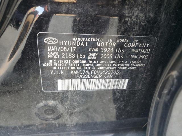 Photo 11 VIN: KMHD74LF8HU423705 - HYUNDAI ELANTRA 