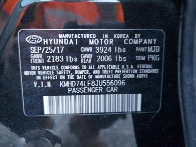 Photo 9 VIN: KMHD74LF8JU556096 - HYUNDAI ELANTRA SE 