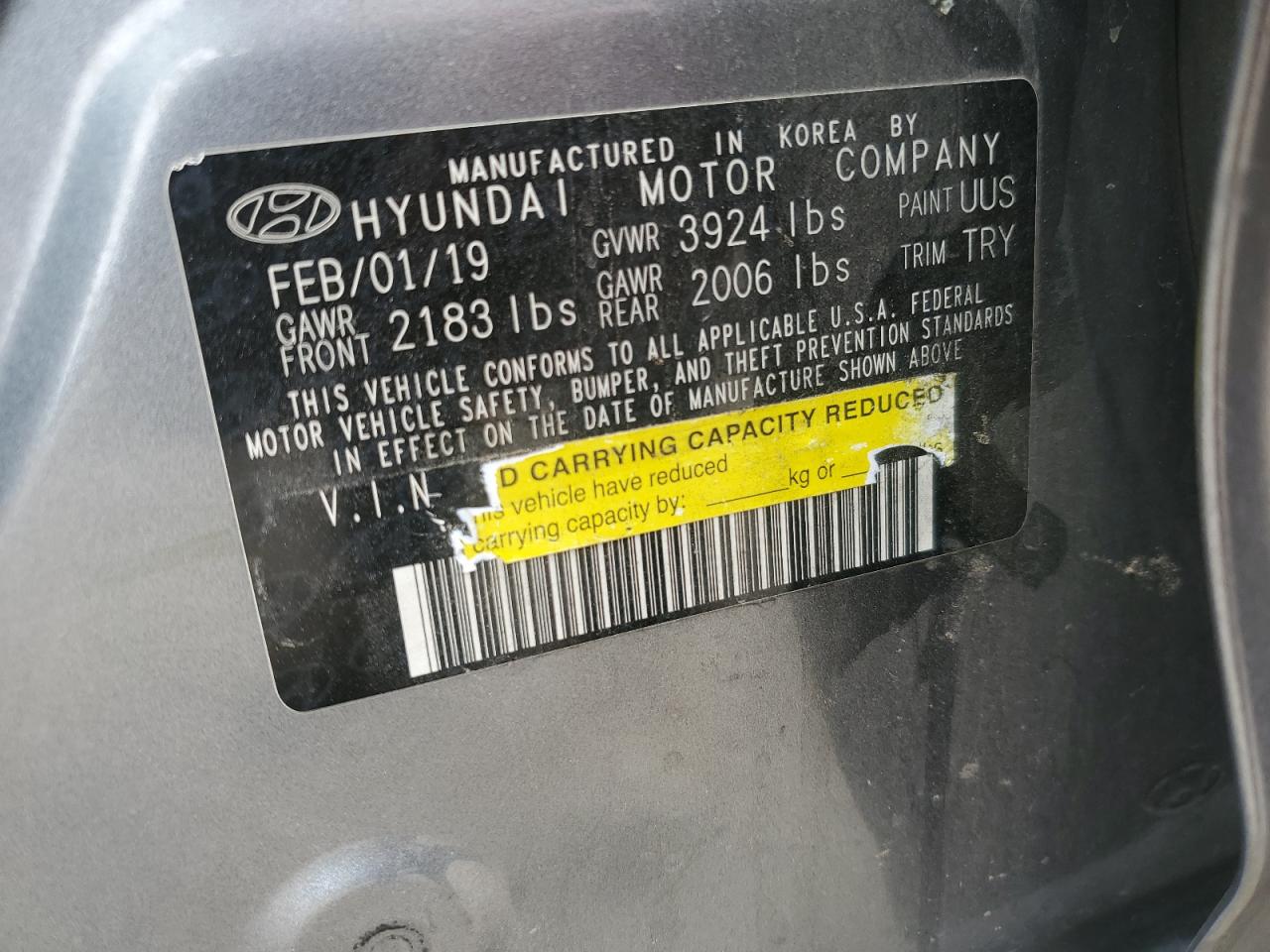 Photo 11 VIN: KMHD74LF8KU875578 - HYUNDAI ELANTRA 