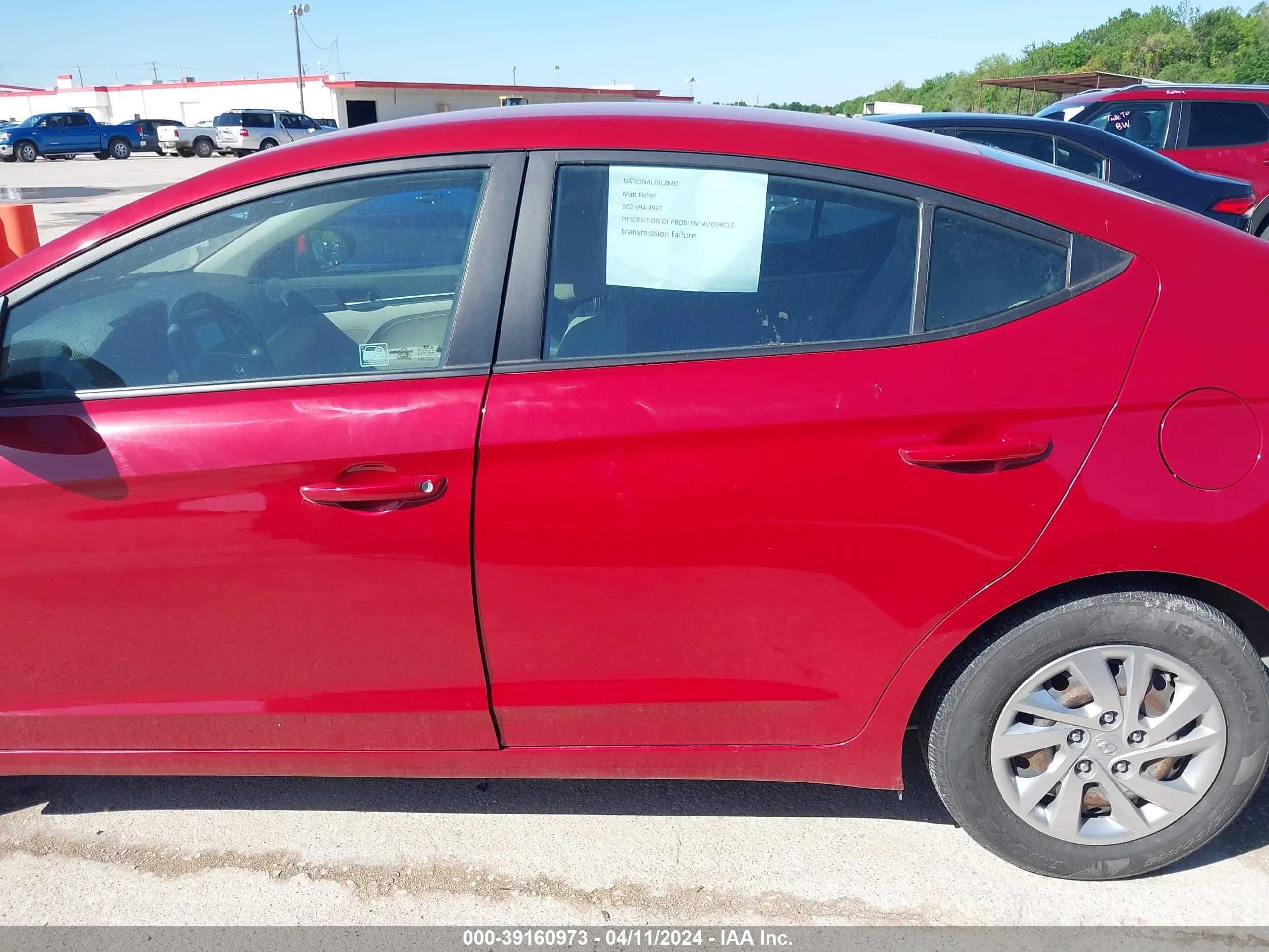 Photo 13 VIN: KMHD74LF8LU014239 - HYUNDAI ELANTRA SE 