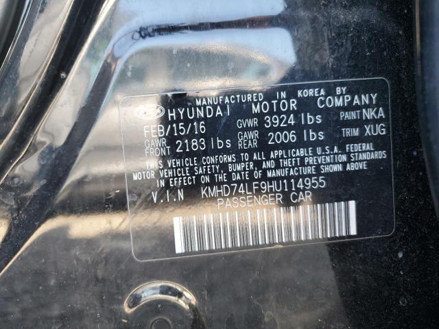 Photo 11 VIN: KMHD74LF9HU114955 - HYUNDAI ELANTRA 