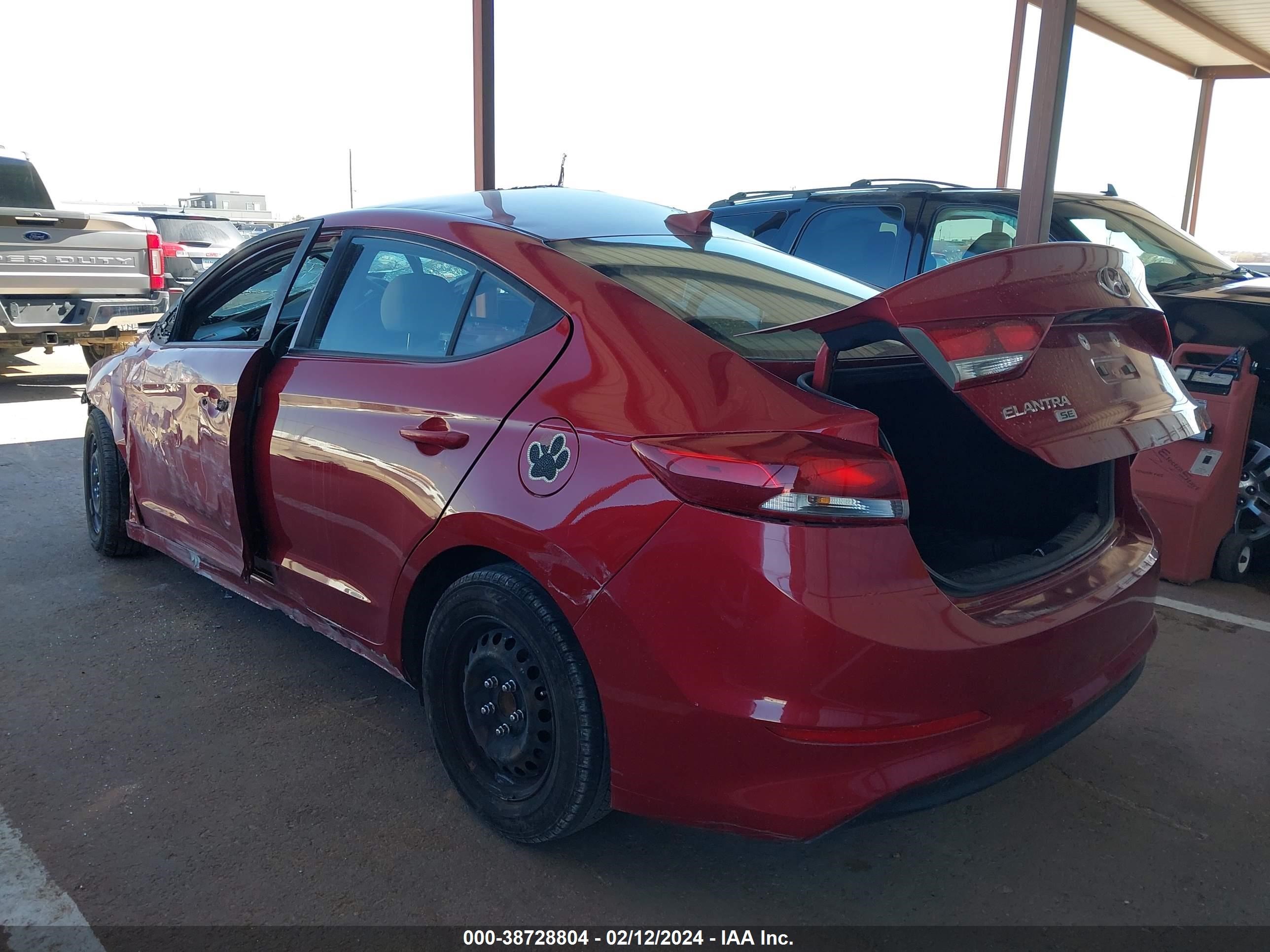 Photo 1 VIN: KMHD74LF9HU116267 - HYUNDAI ELANTRA 