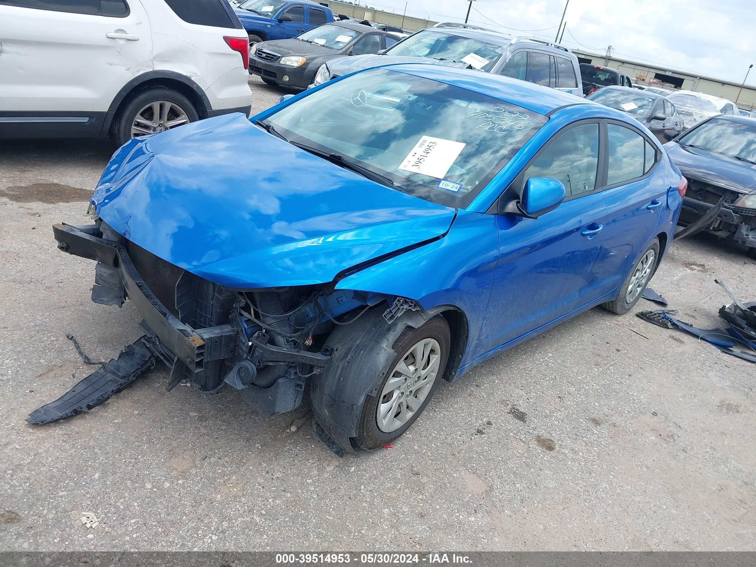 Photo 1 VIN: KMHD74LF9HU118455 - HYUNDAI ELANTRA 