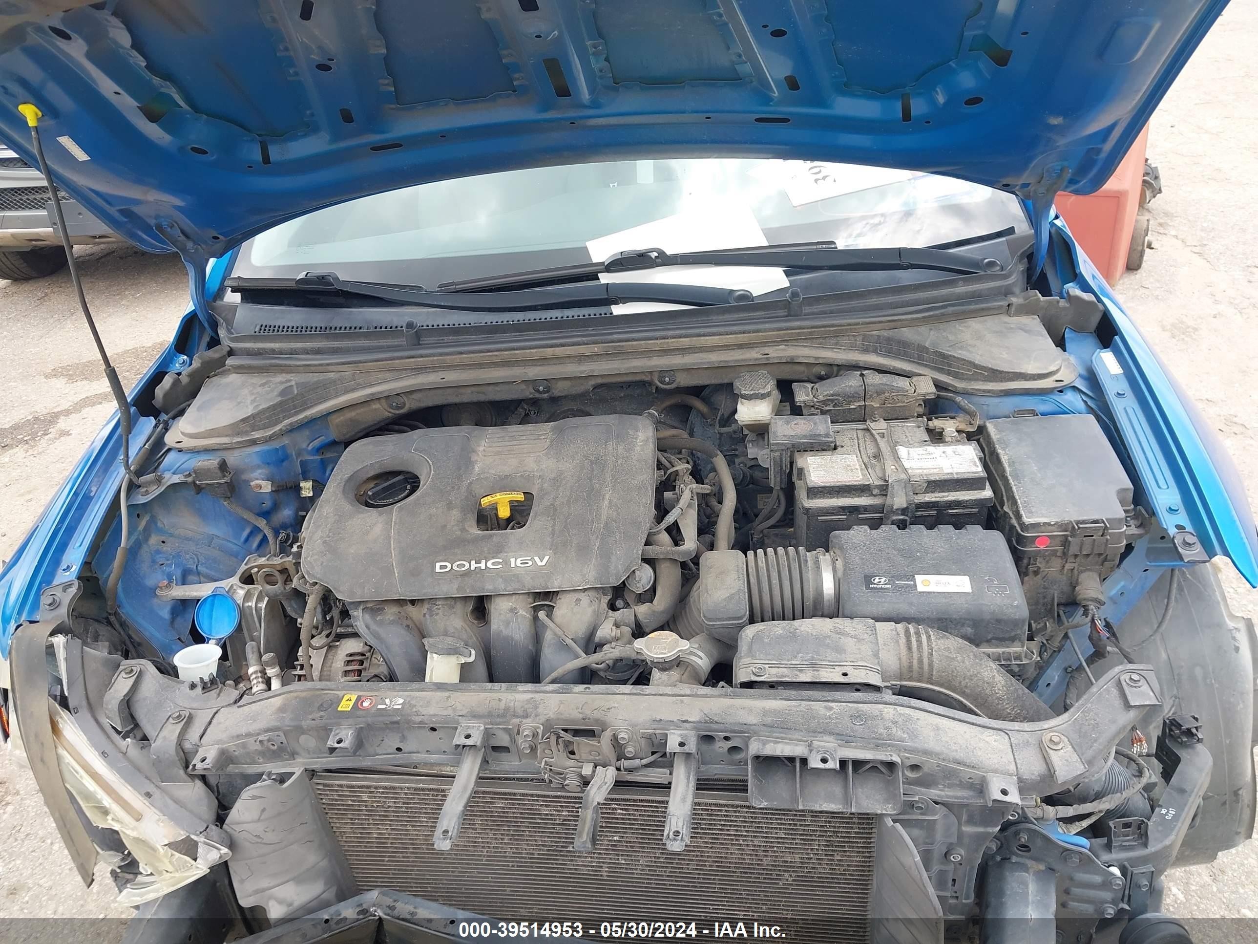 Photo 9 VIN: KMHD74LF9HU118455 - HYUNDAI ELANTRA 