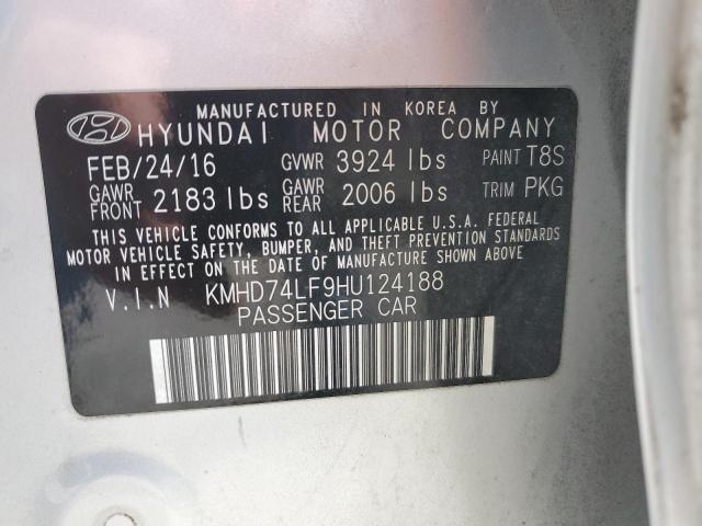 Photo 11 VIN: KMHD74LF9HU124188 - HYUNDAI ELANTRA SE 