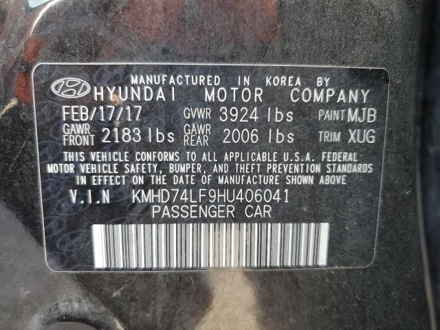 Photo 11 VIN: KMHD74LF9HU406041 - HYUNDAI ELANTRA SE 