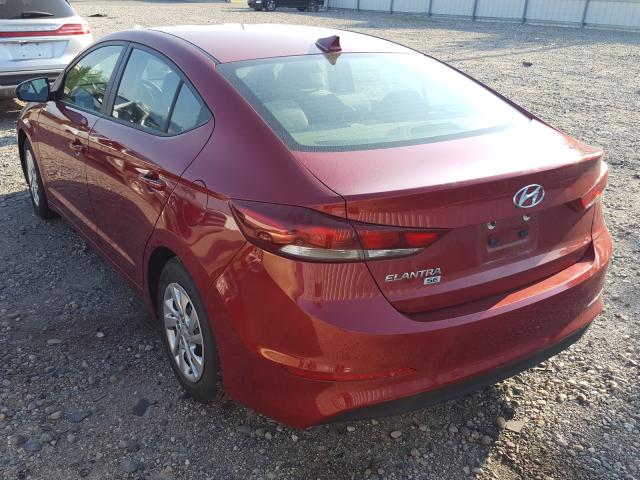 Photo 2 VIN: KMHD74LF9HU428833 - HYUNDAI ELANTRA SE 