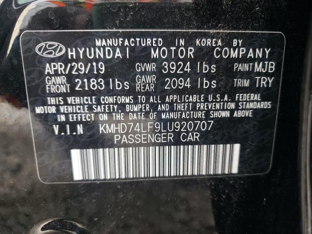 Photo 9 VIN: KMHD74LF9LU920707 - HYUNDAI ELANTRA SE 