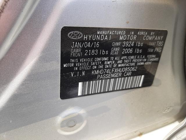 Photo 9 VIN: KMHD74LFXHU085062 - HYUNDAI ELANTRA SE 