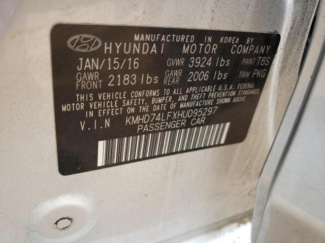 Photo 11 VIN: KMHD74LFXHU095297 - HYUNDAI ELANTRA 