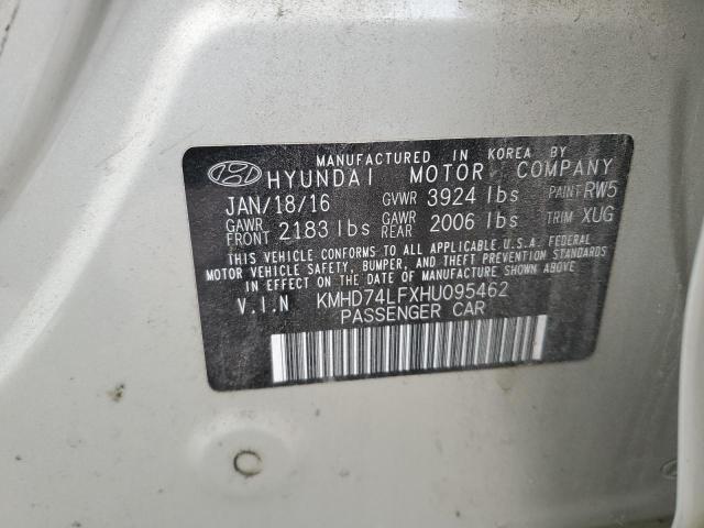 Photo 11 VIN: KMHD74LFXHU095462 - HYUNDAI ELANTRA SE 