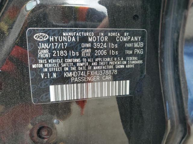 Photo 11 VIN: KMHD74LFXHU378878 - HYUNDAI ELANTRA SE 