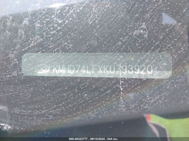 Photo 8 VIN: KMHD74LFXKU793920 - HYUNDAI ELANTRA 