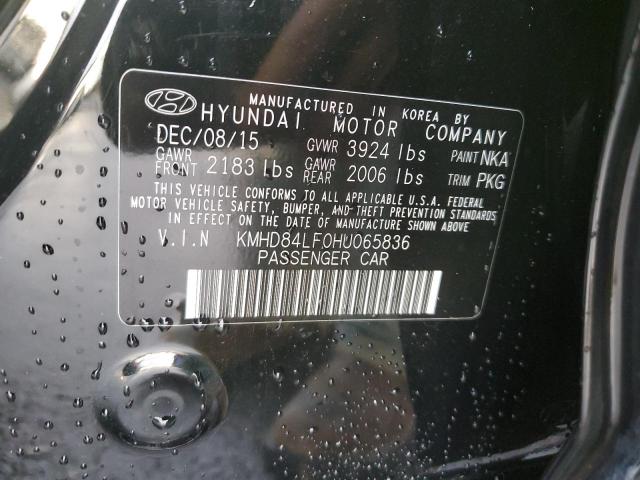 Photo 11 VIN: KMHD84LF0HU065836 - HYUNDAI ELANTRA SE 