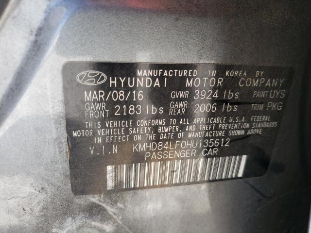 Photo 9 VIN: KMHD84LF0HU135612 - HYUNDAI ELANTRA SE 